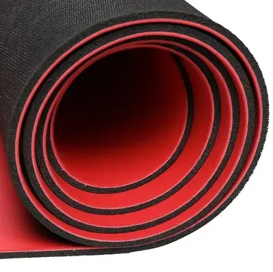 Custom PU Rubber Yoga Mat With Alignment Lines - detail view 2