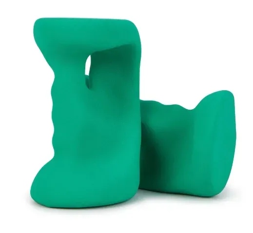 Ergonomic Dipping plastic Dumbbells 7LBS - detail view 3