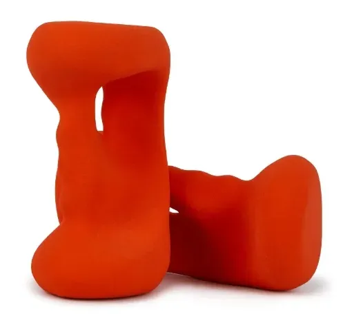 Ergonomic Dipping plastic Dumbbells 7LBS - detail view 1