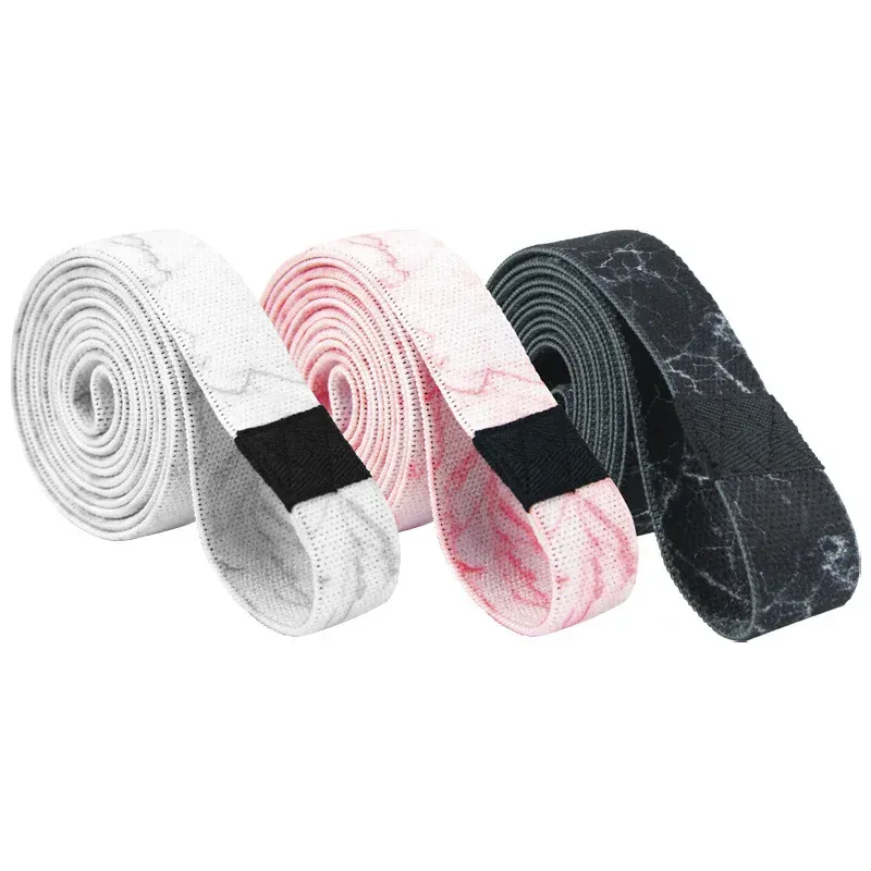 Avocado marble Long Hip Fabric Band Resistance Elastic Fitness Body Bands Heavy Duty Stretch - detail view 2