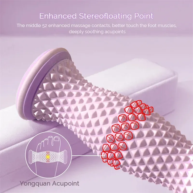 Foot Massage Roller Plantar Acupressure Relaxation Feet Shiatsu Calf Shaping Massage Tools - detail view 2