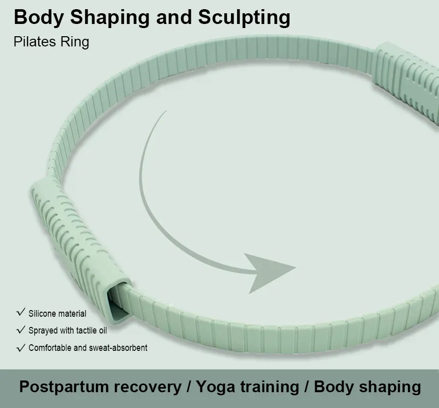 Portable Pilates Ring for Yoga Sports Fitness Made Silicone Pilates Ring New Design - detail view 2