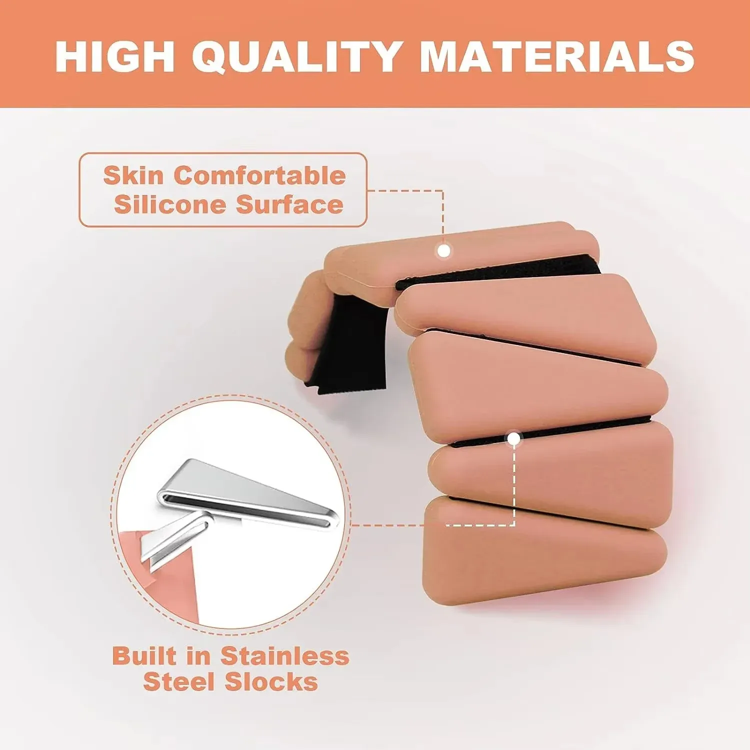 Fitness Accessories 2022 Steel Plates Weights Ankle Weights Silicone Rectangle Triangle Custom - detail view 1