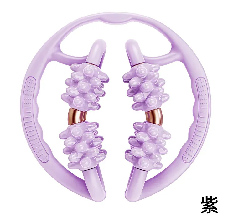 High-Density EVA Yoga Massager Ring Portable Fitness Leg Massager Roller with Four Bead Roller - detail view 2