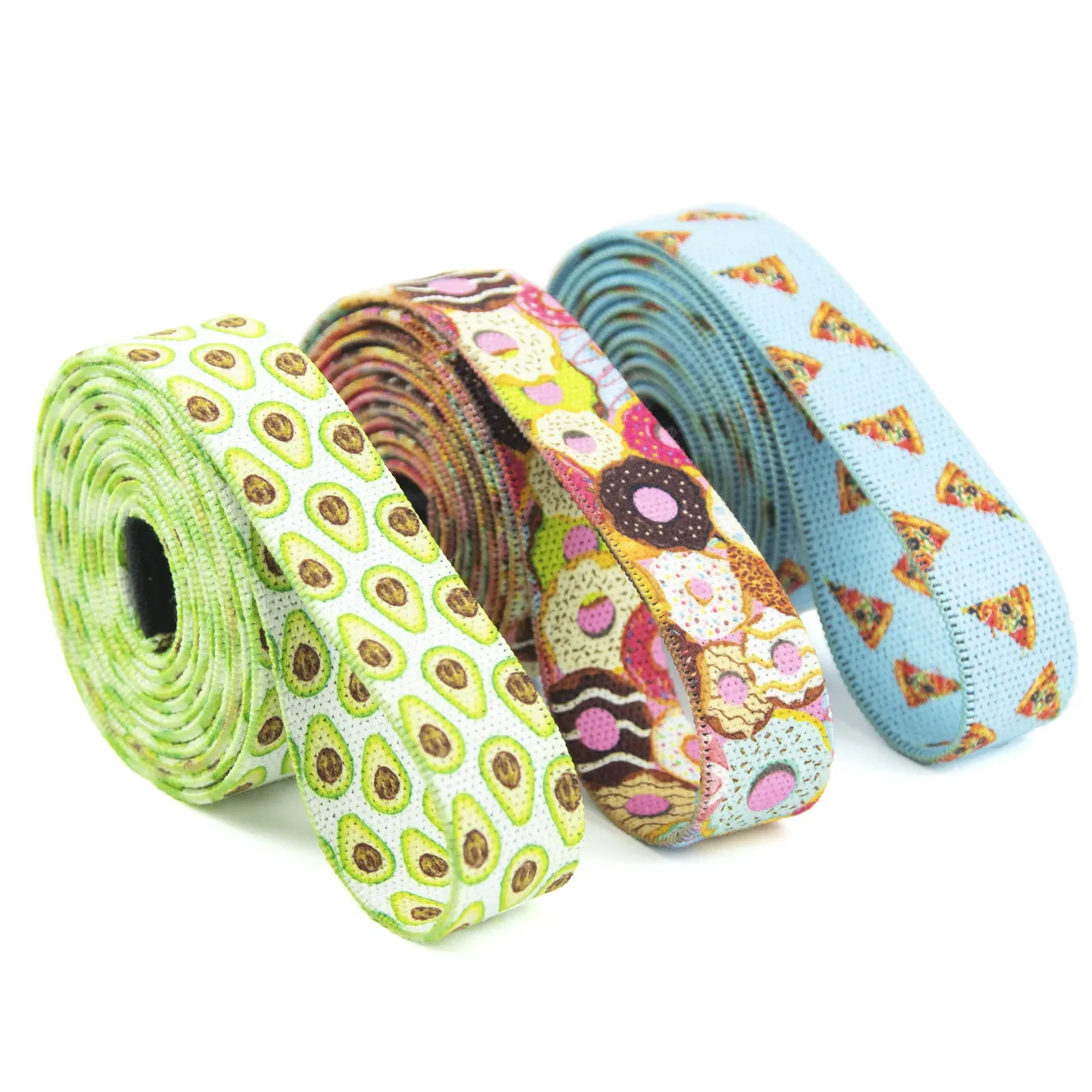 Avocado marble Long Hip Fabric Band Resistance Elastic Fitness Body Bands Heavy Duty Stretch - detail view 3