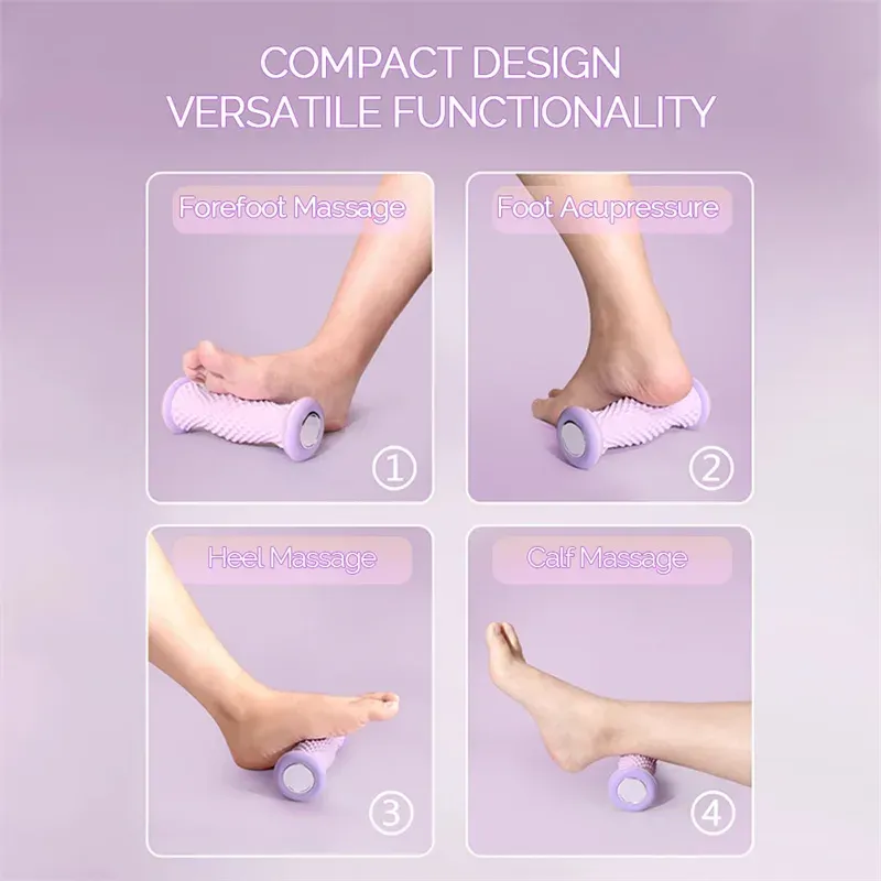 Foot Massage Roller Plantar Acupressure Relaxation Feet Shiatsu Calf Shaping Massage Tools - detail view 1