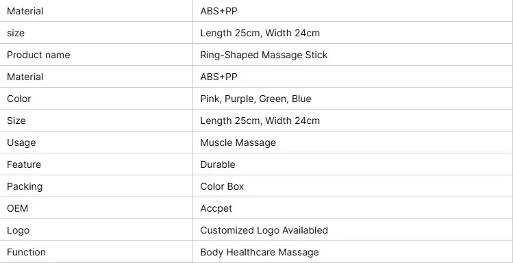 High-Density EVA Yoga Massager Ring Portable Fitness Leg Massager Roller with Four Bead Roller - detail view 3