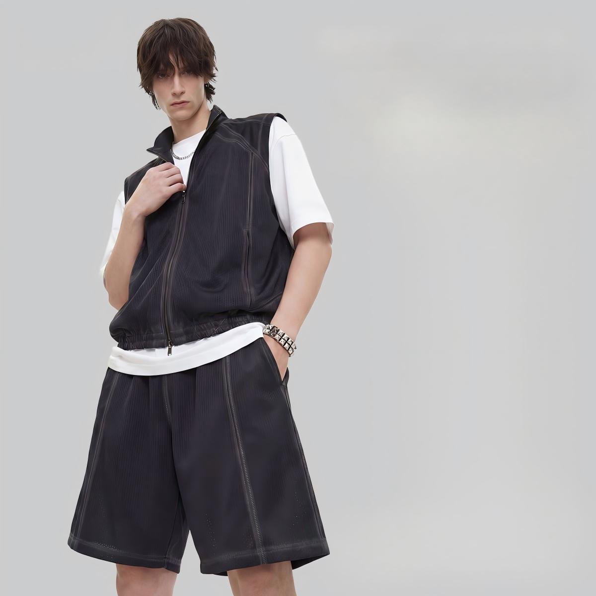Men's tee and shorts two-piece set sample 04 - Nova Garment