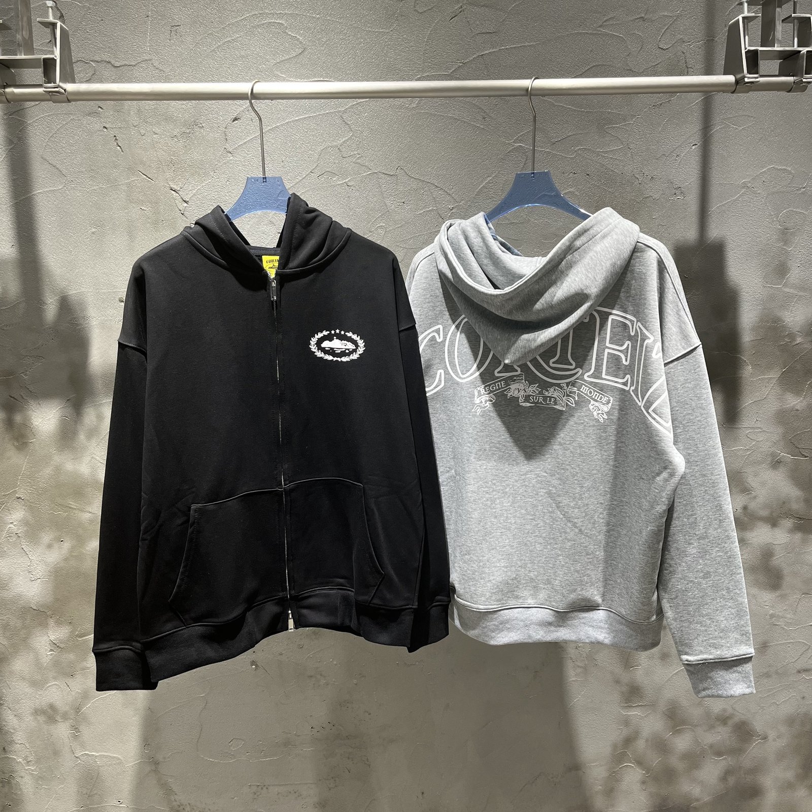 Men's distressed or painted hoodie sample 02 - Nova Garment