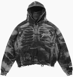 Men's distressed or painted hoodie sample 04 - Nova Garment