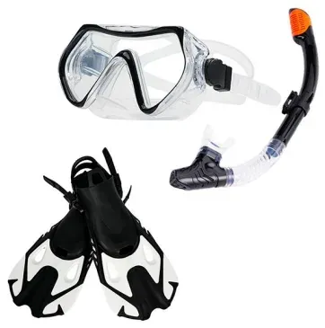 full dive set with M1000S mask, S11S snorkel and F01/F02 fins