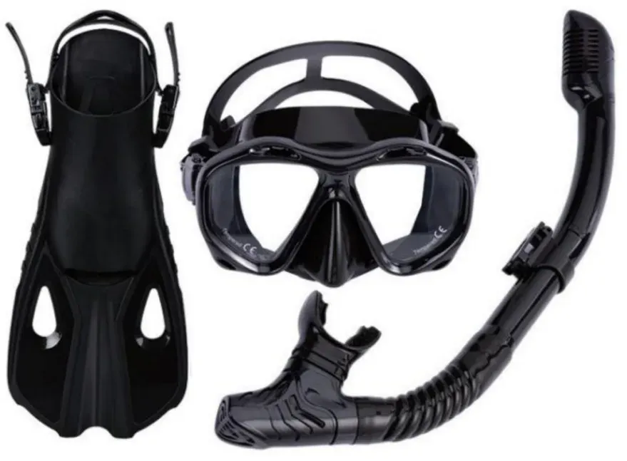 full dive set with M2006 mask, S11S snorkel and F101 fins