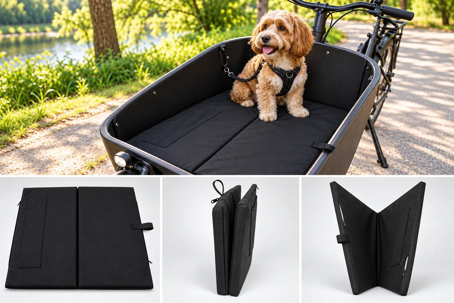 Two-Piece Dog Seat Cushion (2)