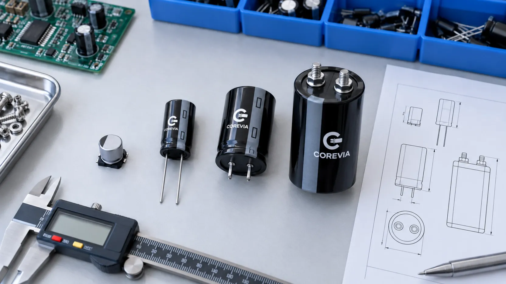 Capacitor replacement cross-reference checklist