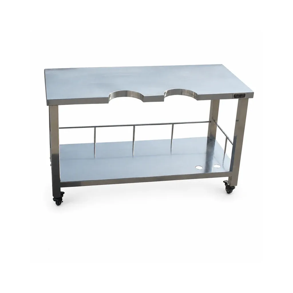 VTSCZ-17 304 stainless steel veterinary ultrasound table on a white background