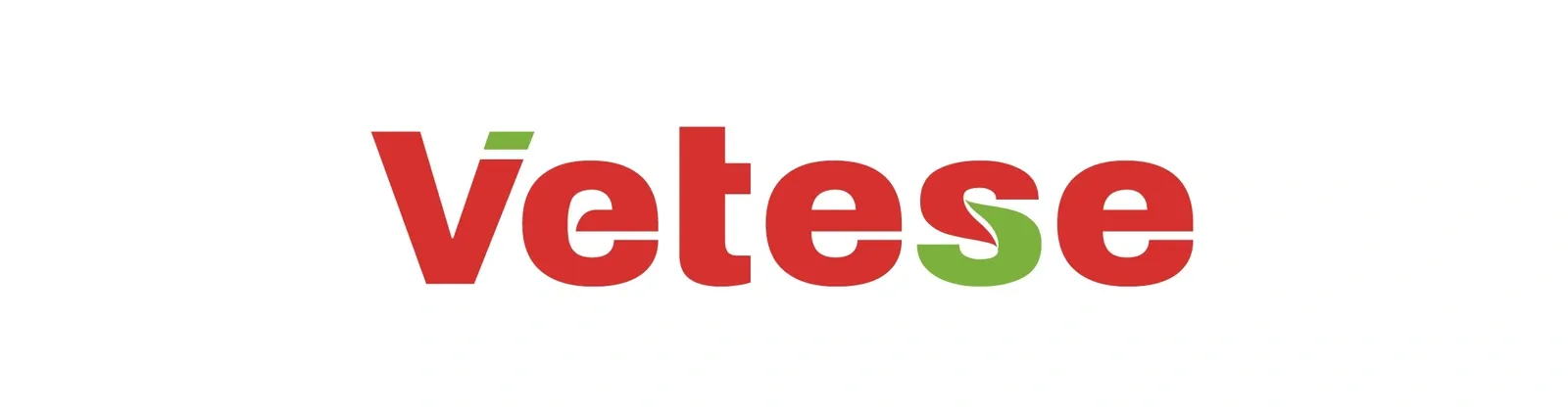 Vetese brand logo for website header