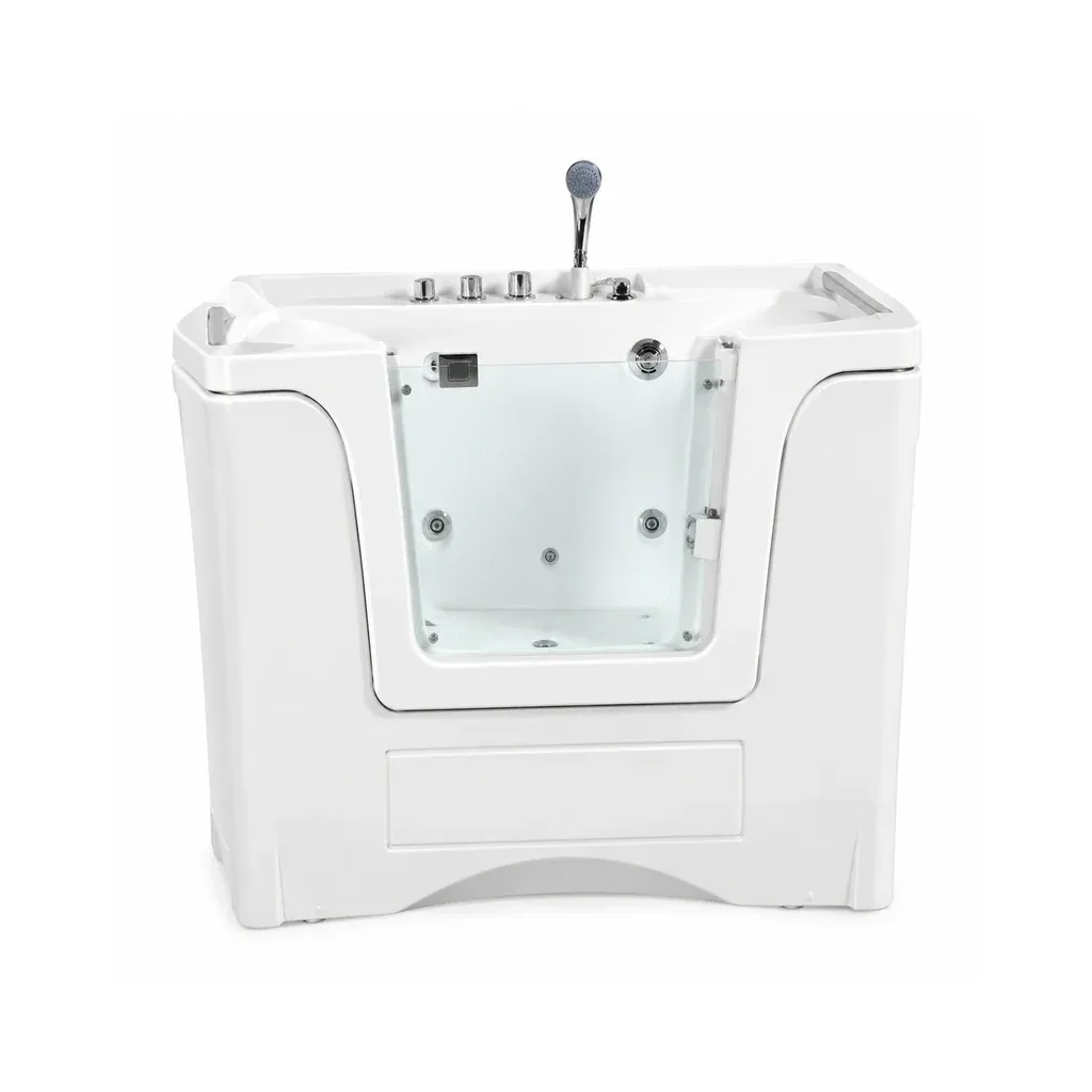 White VTS-7312G smart pet spa bathtub on a white background