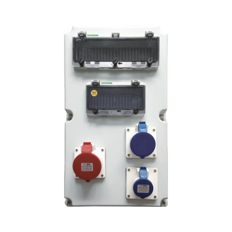 ALX-FN-423 industrial socket box on white background