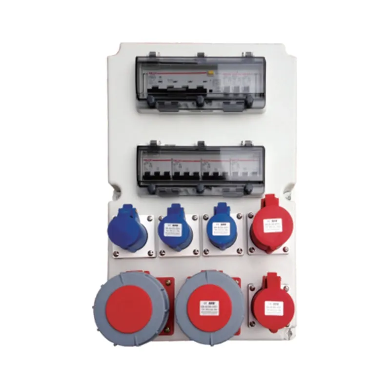 ALX-FN-313-8 industrial socket box on white background