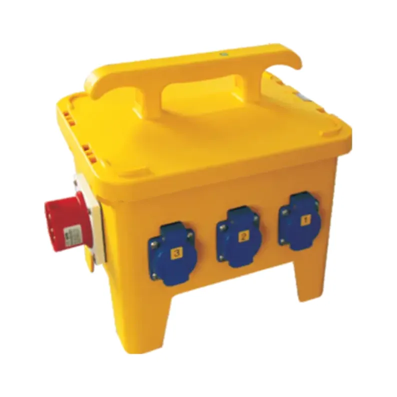 ALX-FN-312-2 industrial socket box product photo on white background