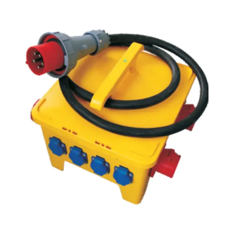 ALX-FN-312 industrial socket box product photo on white background