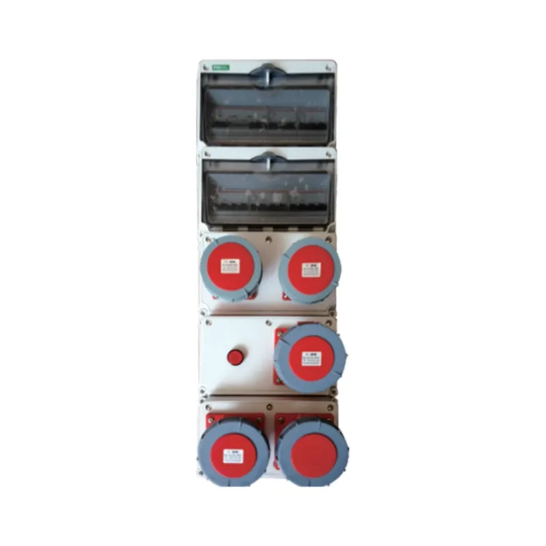 ALX-FN-335 industrial socket box on white background