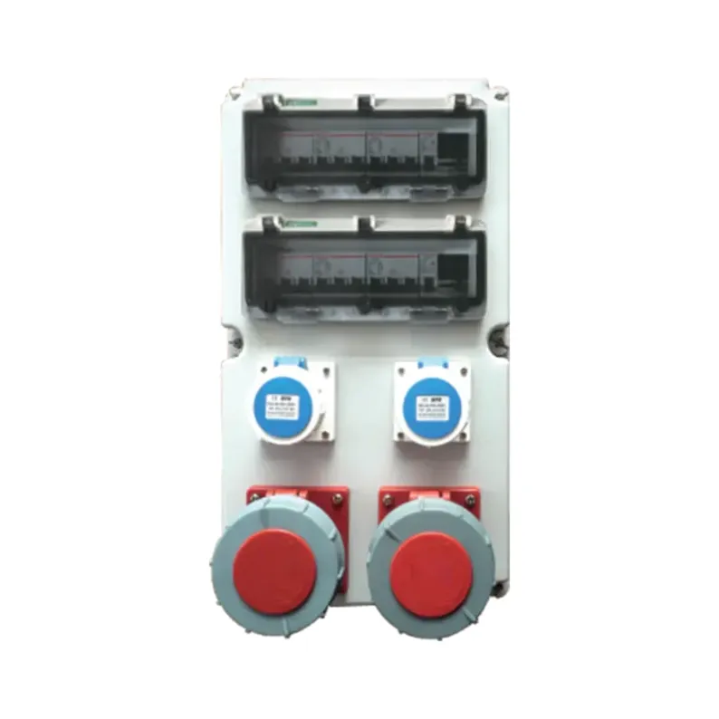 ALX-FN-3132-7 industrial socket box on white background