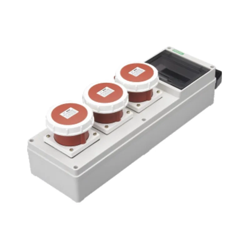 ALX-FN-3152-2 industrial socket box product photo on white background