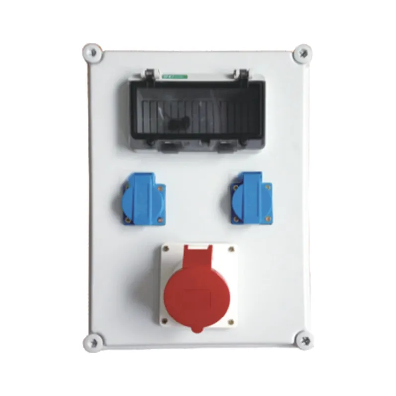 ALX-FN-312-7 industrial socket box on white background