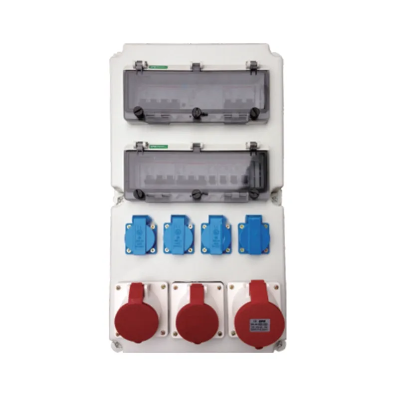 ALX-FN-312-11 industrial socket box on white background