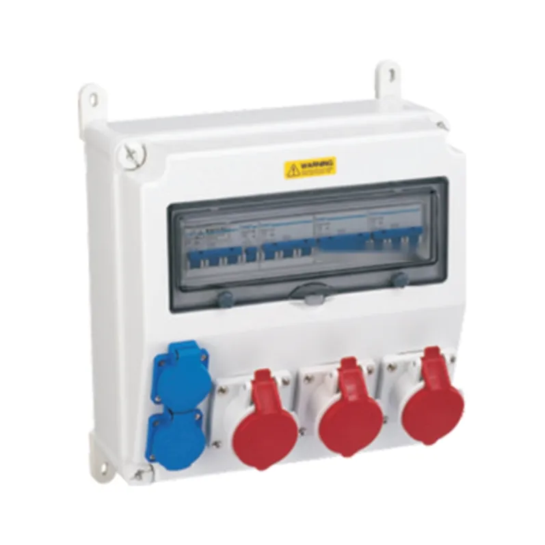 ALX-FN-312-10 industrial socket box on white background