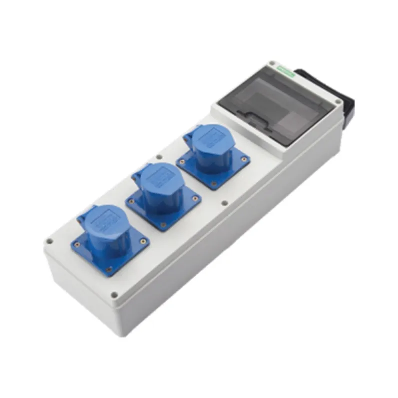 ALX-FN-313S industrial socket box product photo on white background