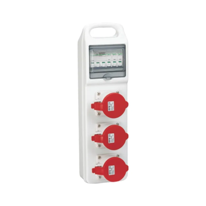 ALX-FN-415 industrial socket box product photo on white background