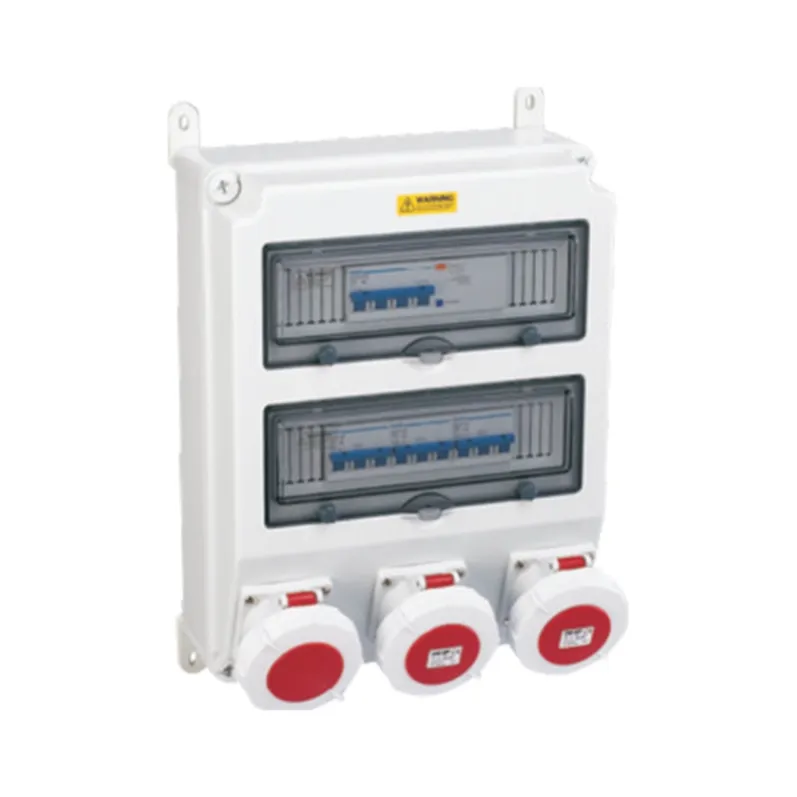 ALX-FN-3152-4 industrial socket box on white background