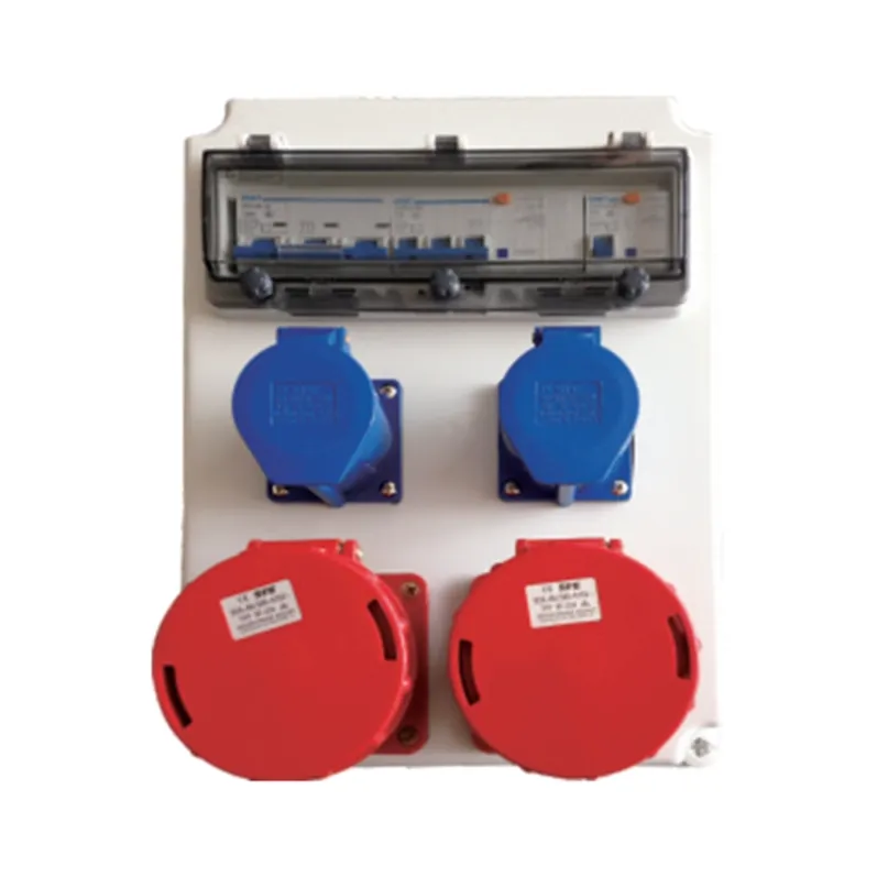 ALX-FN-334 industrial socket box on white background