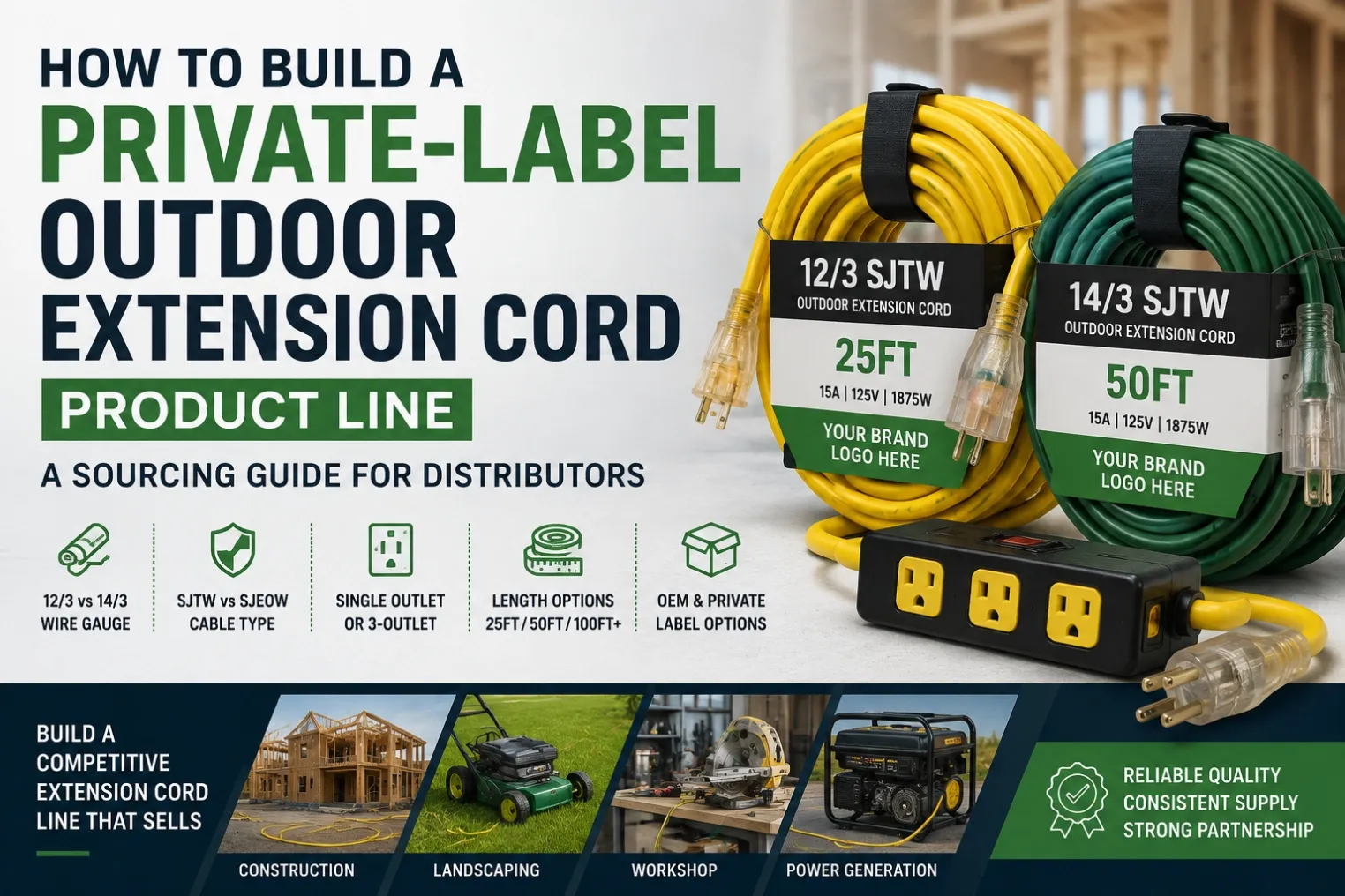 How to Build a Private-Label Outdoor Extension Cord Product Line A Sourcing Guide for Distributors