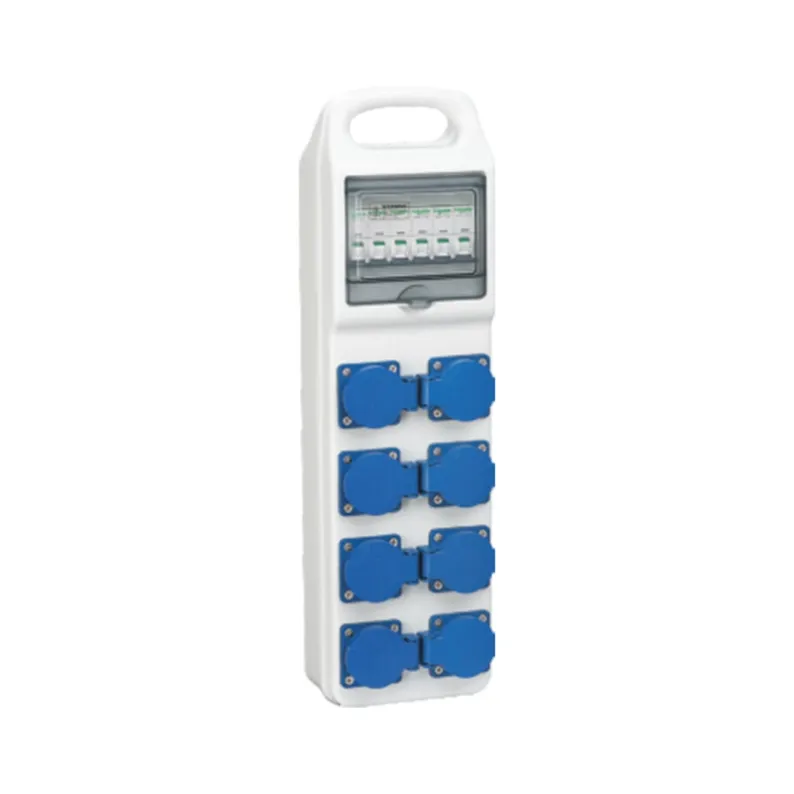 ALX-FN-312-4 industrial socket box product photo on white background