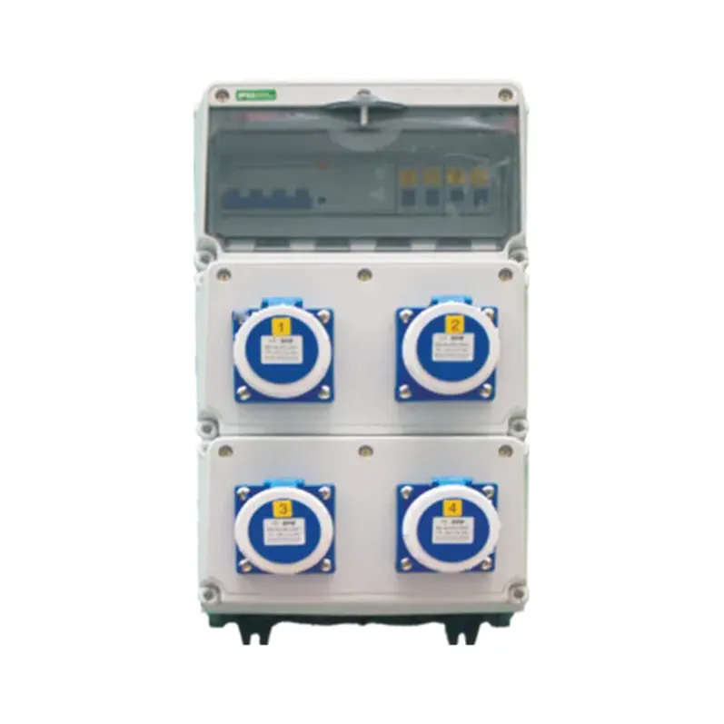 ALX-FN-3132-11 industrial socket box on white background