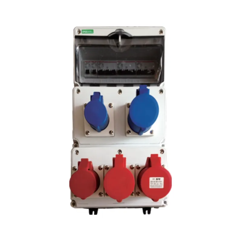 ALX-FN-313-9 industrial socket box on white background