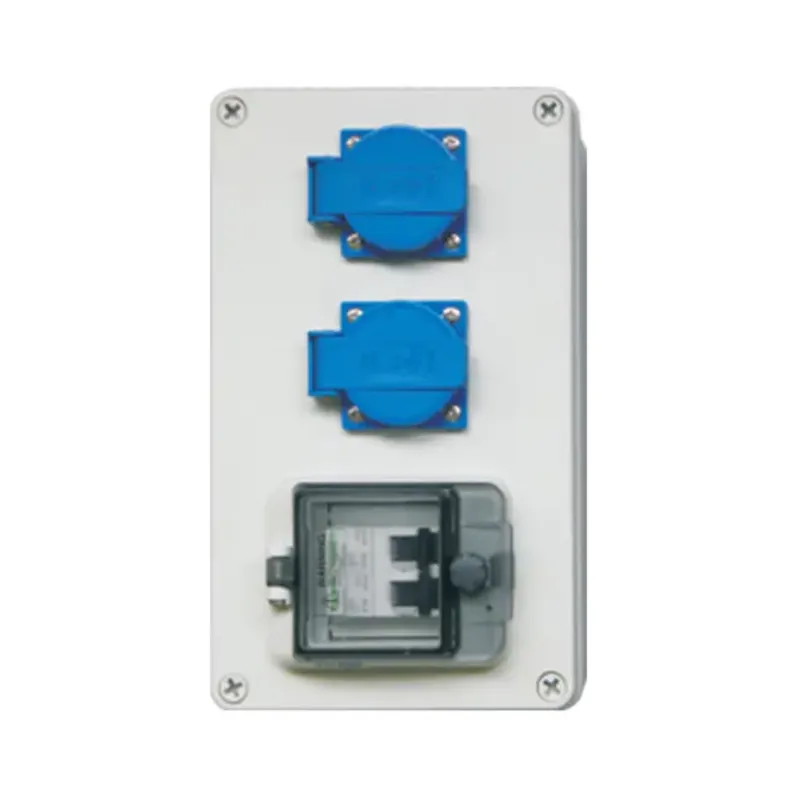 ALX-FN-4131 industrial socket box product photo on white background