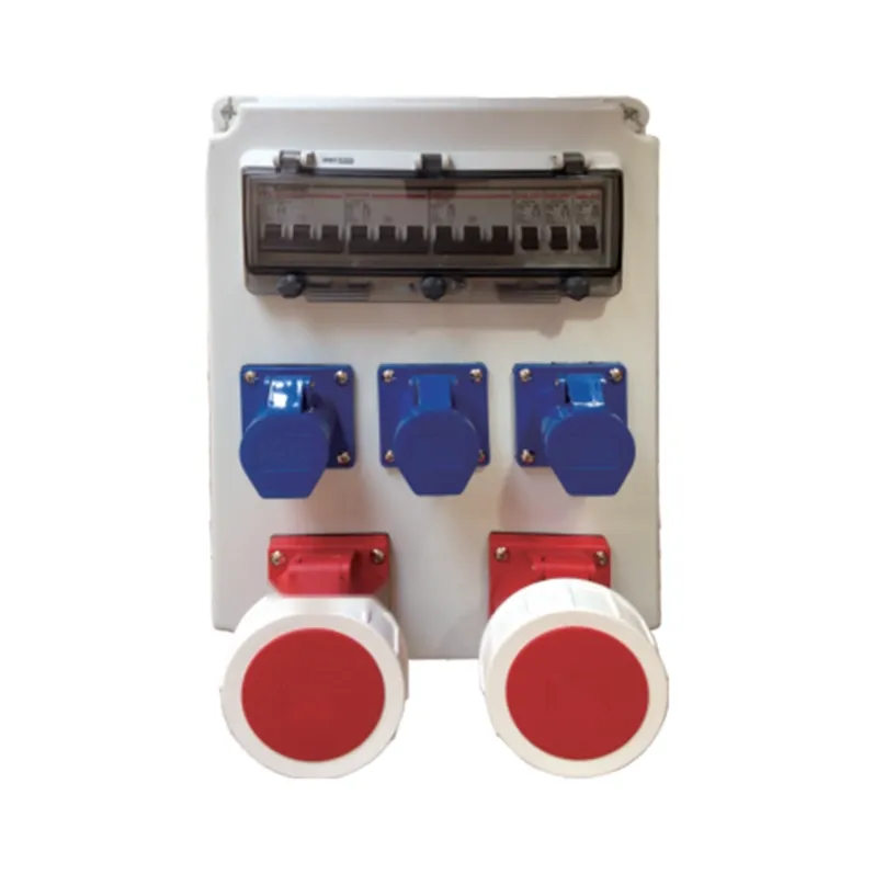 ALX-FN-313-7 industrial socket box on white background