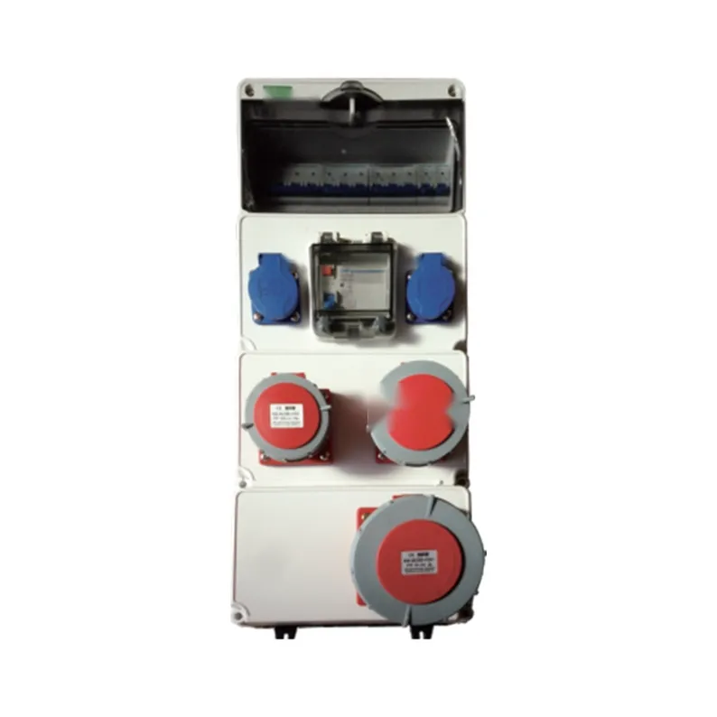 ALX-FN-312-12 industrial socket box on white background