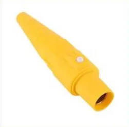 200 A max cam-lock connector female plug, yellow (phase coding)