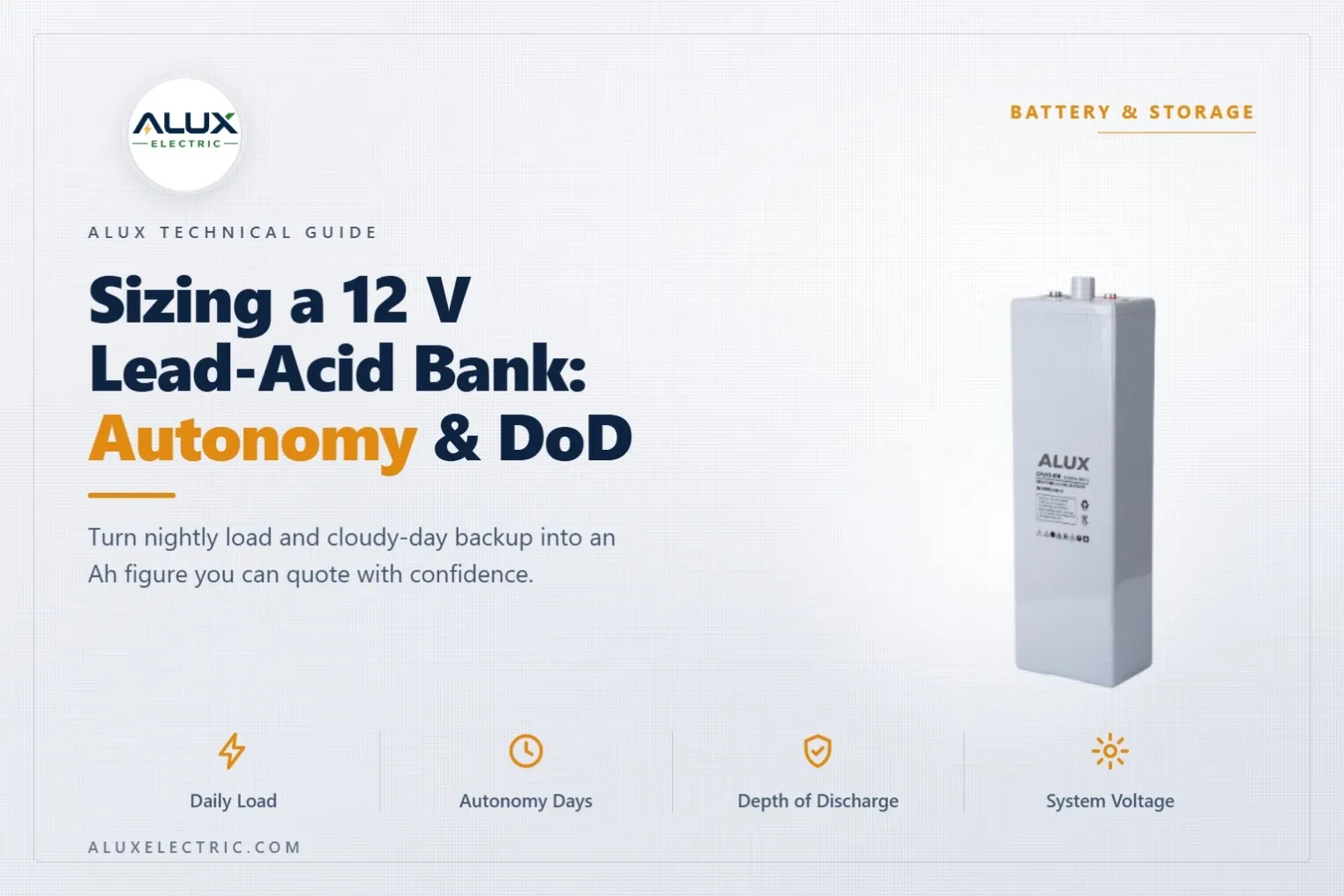 Why 12V Banks Die Young: Sizing Rules