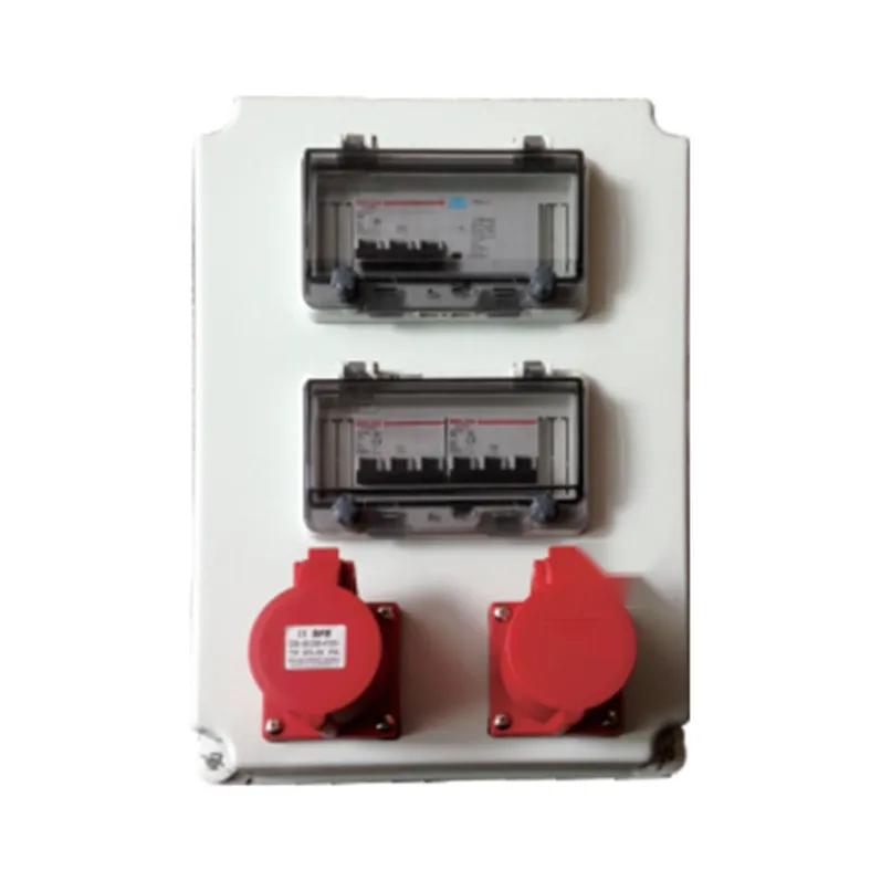ALX-FN-324 industrial socket box on white background