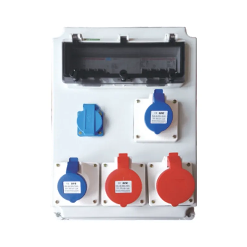 ALX-FN-312-8 industrial socket box on white background