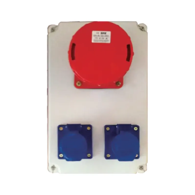 ALX-FN-335S industrial socket box product photo on white background