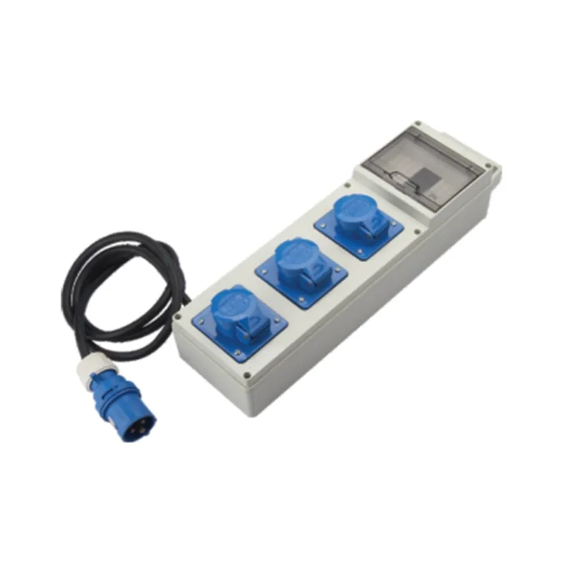 ALX-FN-413S industrial socket box product photo on white background