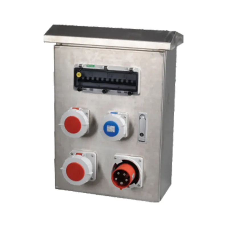 ALX-FN-3132-13 industrial socket box on white background