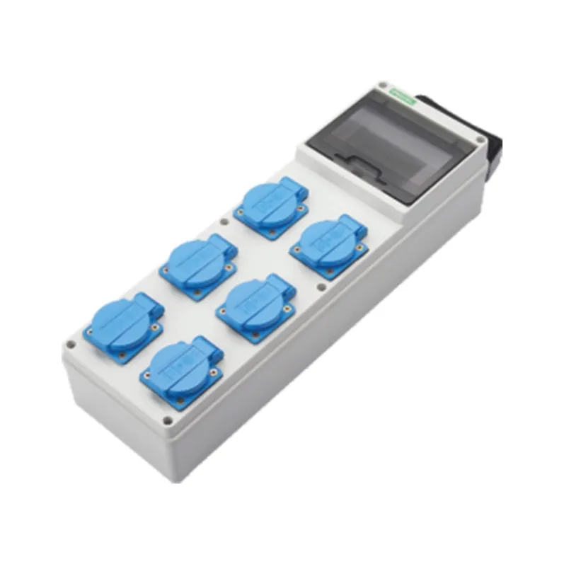 ALX-FN-312S-2 industrial socket box product photo on white background
